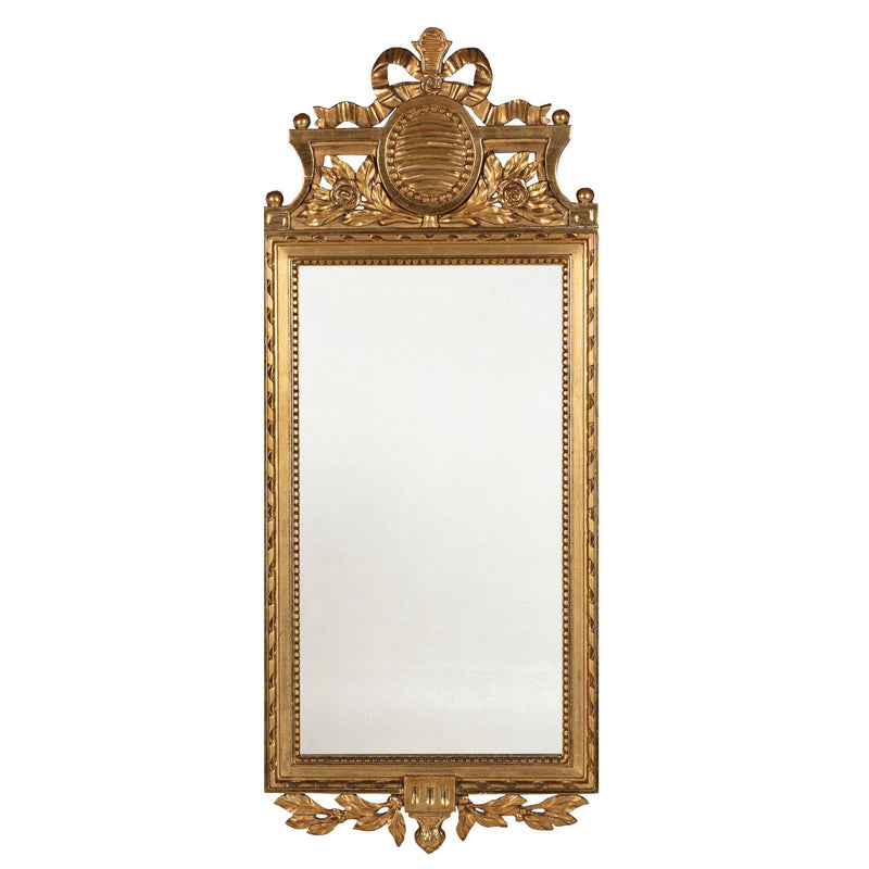 Elegant Mirror in original guilt, 19th C. - Selected Design & Antiques