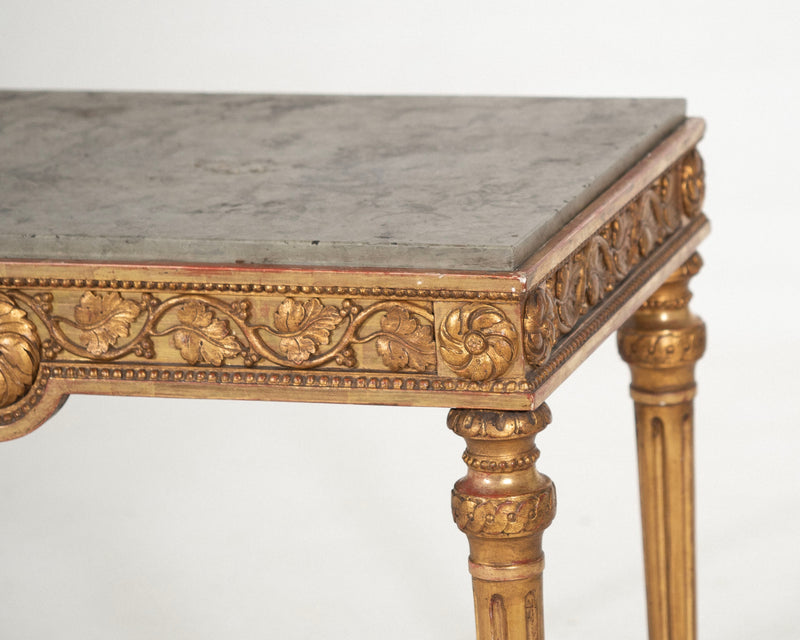 Freestanding Gustavian console table, circa 1770. - Selected Design & Antiques