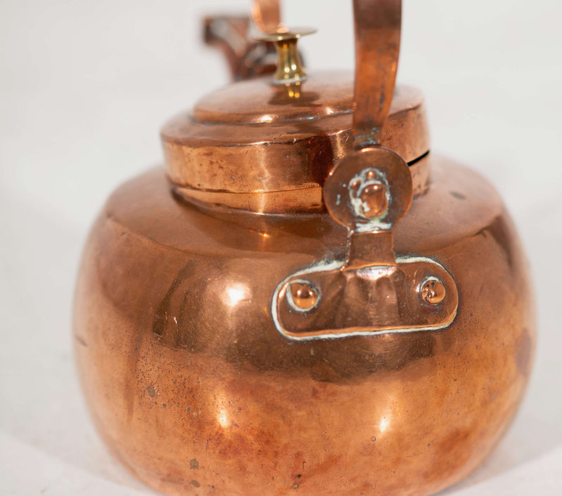 Charming copper boiler, signed, circa 1750. - Selected Design & Antiques