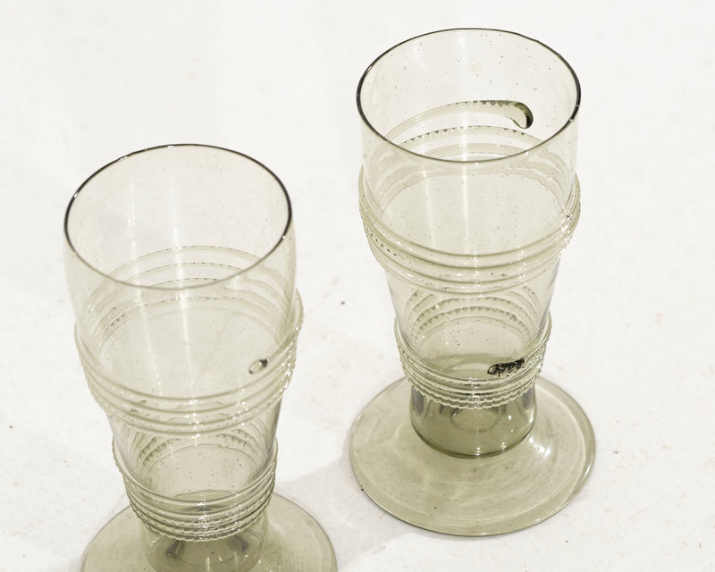 Four rare glasses with decorations - Selected Design & Antiques