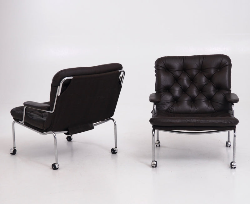 Two lounge armchairs by Bruno Mathsson, 1960’s - Selected Design & Antiques