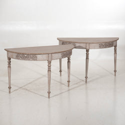 Pair of Gustavian half-moon tables, 19th C. - Selected Design & Antiques