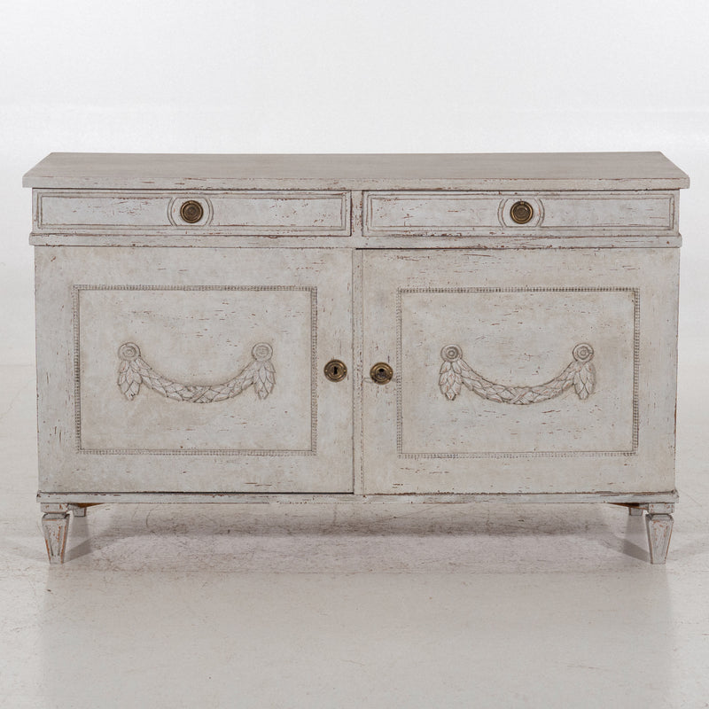 Gustavian sideboard with carvings, 19th C. - Selected Design & Antiques