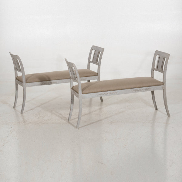 Pair of wonderful freestanding large stools, circa 100 years old. - Selected Design & Antiques