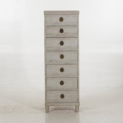 Beautiful tall-boy chest with carvings, circa 100 years old.