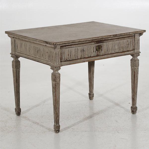 French Louis XVI table, with a drawer, circa 1780.