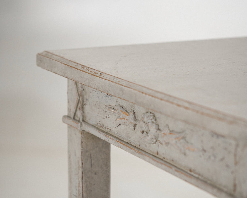 Pair of console tables with carvings, circa 100 years old. - Selected Design & Antiques