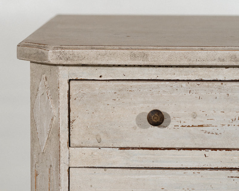 Swedish chest with carvings, circa 1900. - Selected Design & Antiques