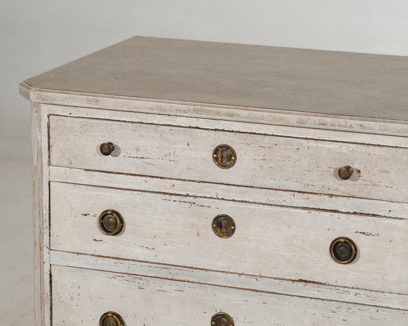 Swedish chest with carvings, circa 1900. - Selected Design & Antiques