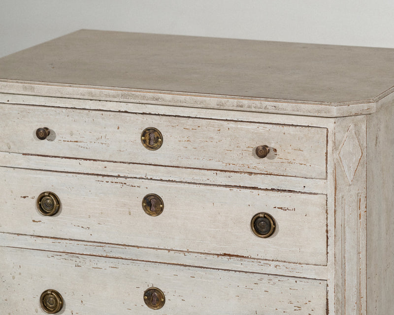 Swedish chest with carvings, circa 1900. - Selected Design & Antiques
