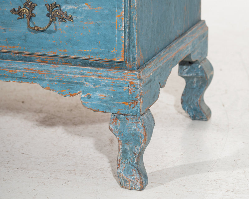 Cabinet in a beautiful bluish colour, circa 100 years old. - Selected Design & Antiques