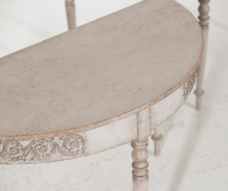 Pair of Gustavian half-moon tables, 19th C. - Selected Design & Antiques