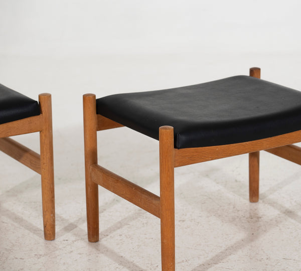 Pair of Danish stools, 1960´s. - Selected Design & Antiques