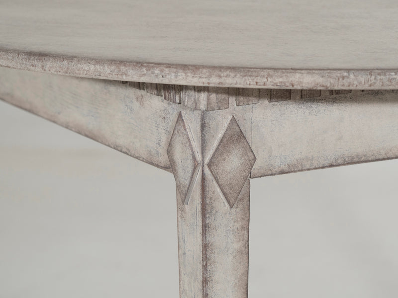 Gustavian demi-lune console table, circa 1810. - Selected Design & Antiques