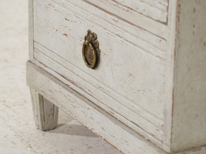 Beautiful tall-boy chest with carvings, circa 100 years old.