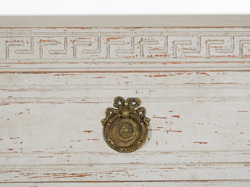 Beautiful tall-boy chest with carvings, circa 100 years old.