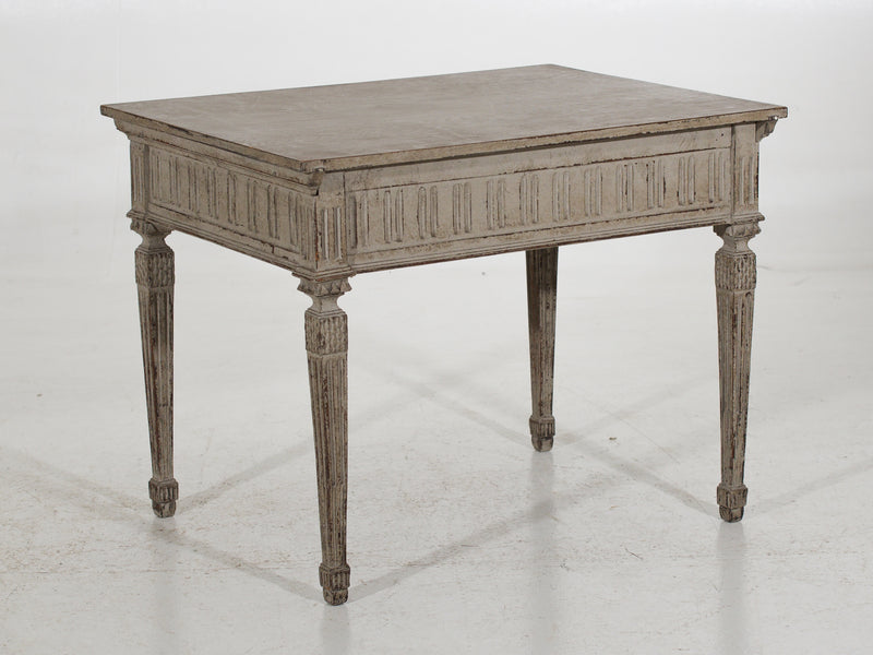 French Louis XVI table, with a drawer, circa 1780.