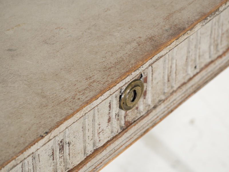 French Louis XVI table, with a drawer, circa 1780.