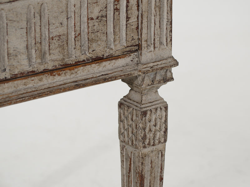 French Louis XVI table, with a drawer, circa 1780.