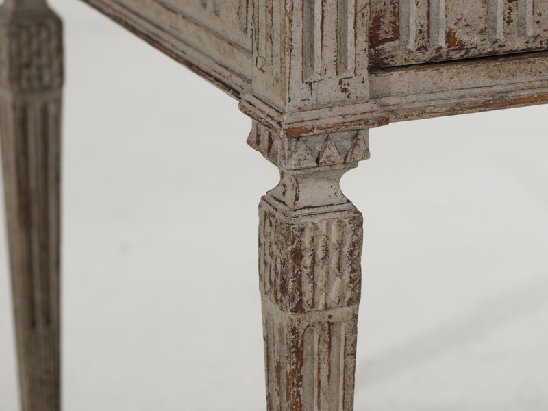 French Louis XVI table, with a drawer, circa 1780.
