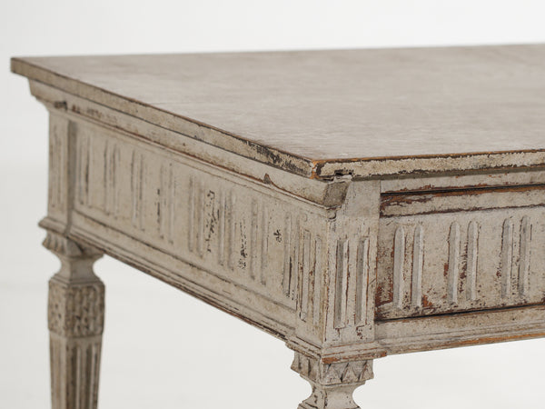 French Louis XVI table, with a drawer, circa 1780.