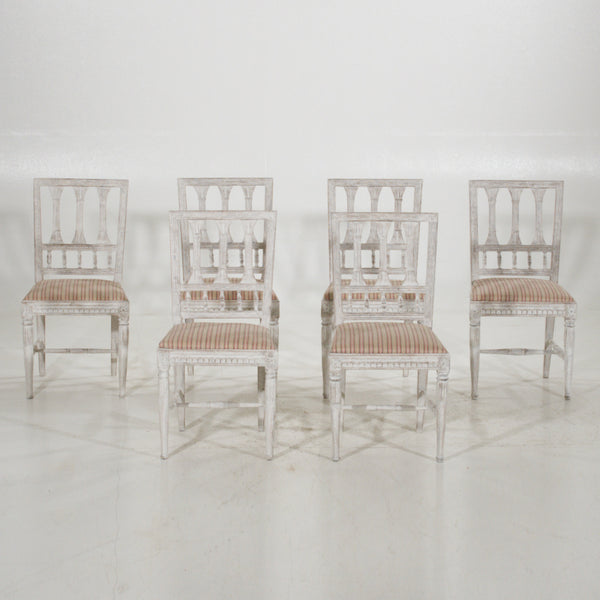 Six Gustavian chairs, circa 1810 - Selected Design & Antiques