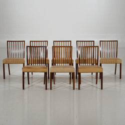 Eight fantastic mahogany chairs, circa 1960’s - Selected Design & Antiques