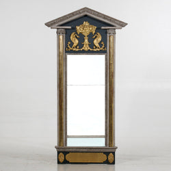 Swedish painted and original gilded mirror, circa 1805 - Selected Design & Antiques