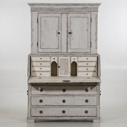 Gustavian two-parts bureau, circa 1790 - Selected Design & Antiques