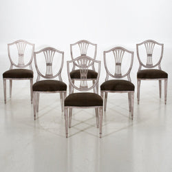 Set of six Gustavian style chairs, early 20th C. - Selected Design & Antiques