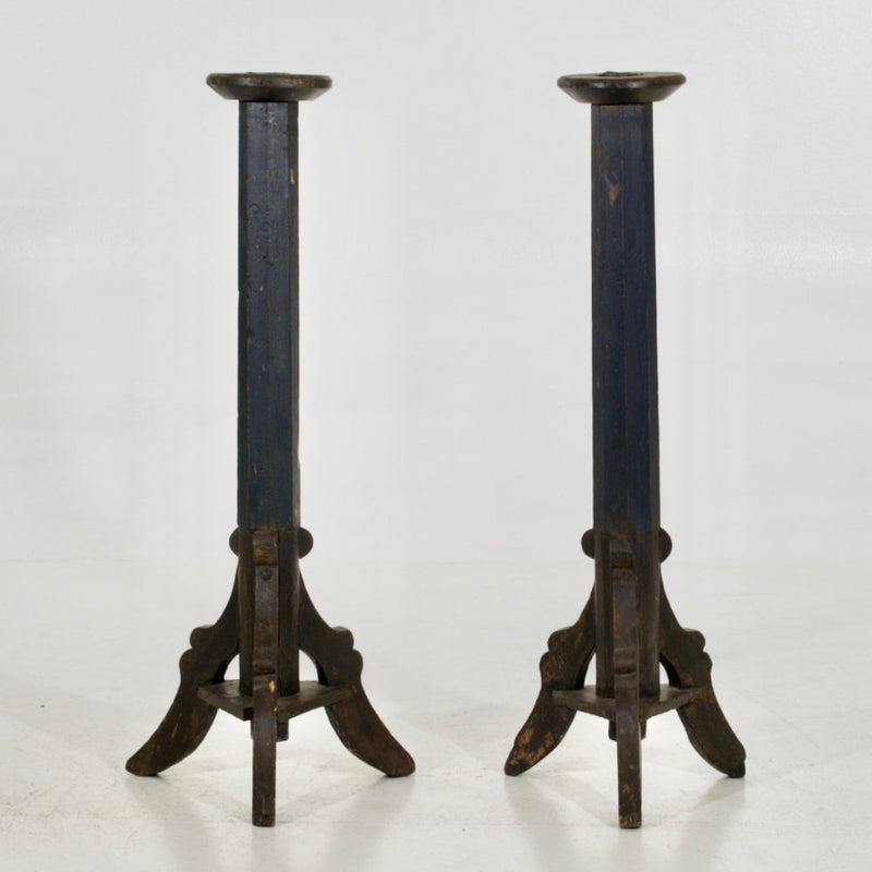 Scandinavian church pedestals, circa 1750 - Selected Design & Antiques