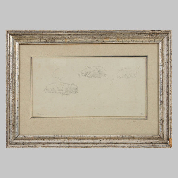 Drawing by the famous artist Christen Købke (1810 - 1848) - Selected Design & Antiques