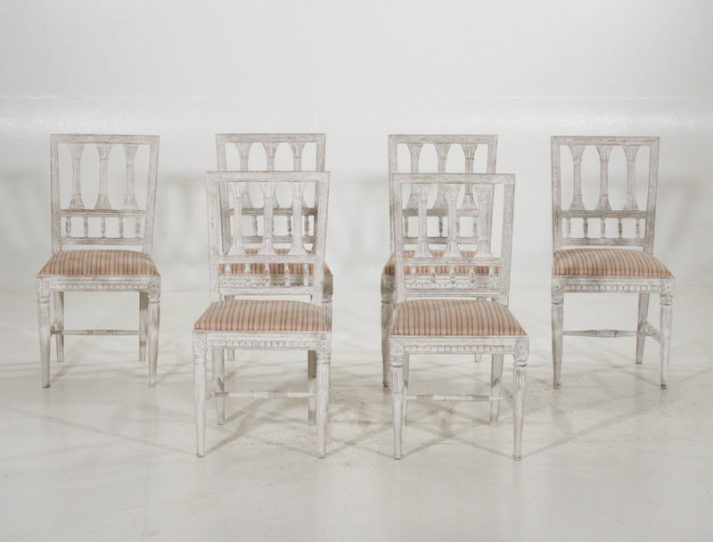 Six Gustavian chairs, circa 1810 - Selected Design & Antiques