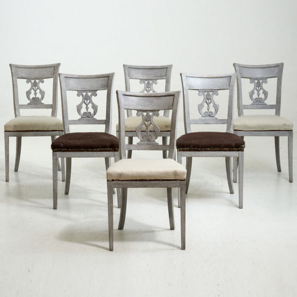Set of 6 dinning room chairs, 1820. - Selected Design & Antiques