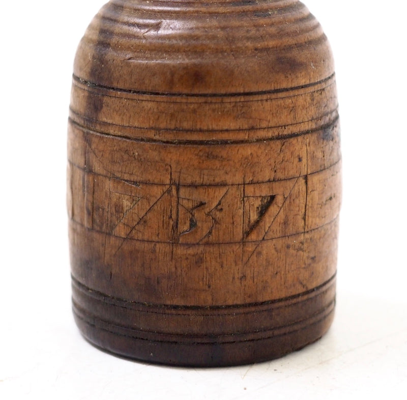 Weight in fruitwood,  1737. - Selected Design & Antiques
