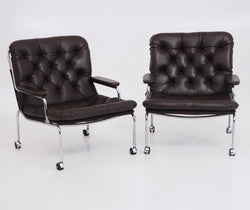 Two lounge armchairs by Bruno Mathsson, 1960’s - Selected Design & Antiques