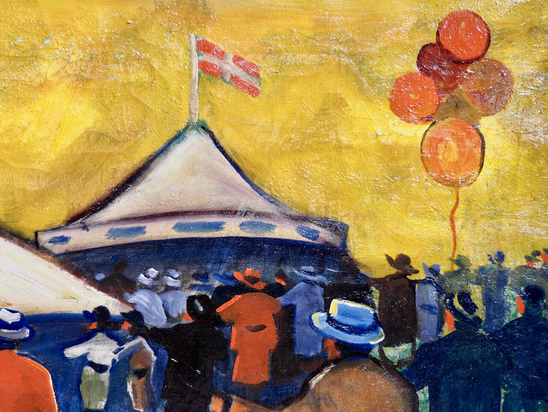Danish circus painting - Selected Design & Antiques