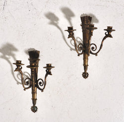 Bronze wall lamps, 19th C. - Selected Design & Antiques