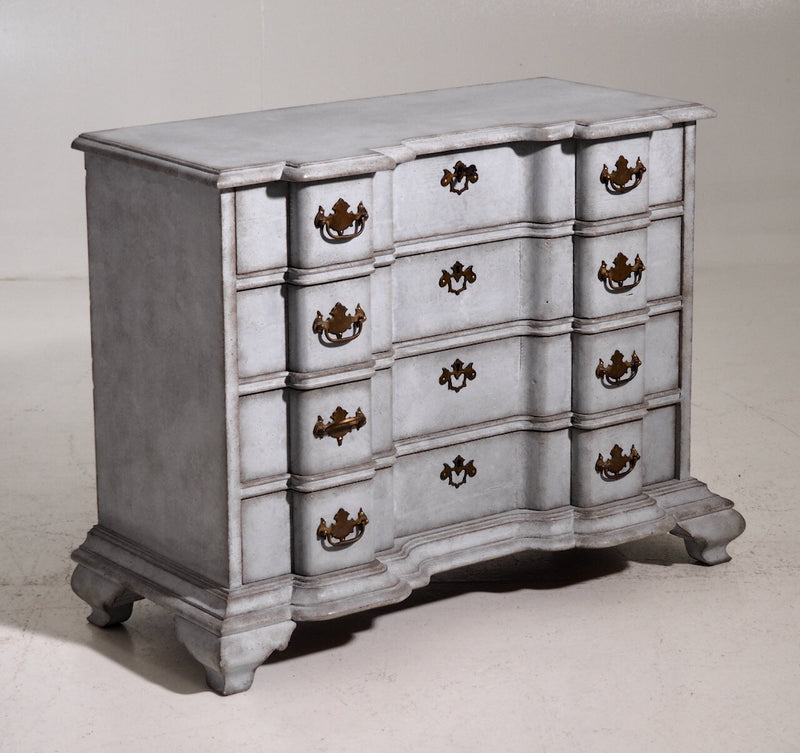 Scandinavian baroque chest, 18th - 19th C. - Selected Design & Antiques