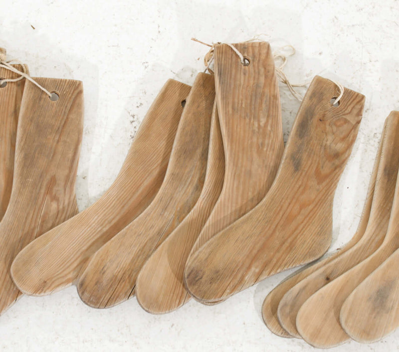 15 wooden socks decorations, 19th C. - Selected Design & Antiques