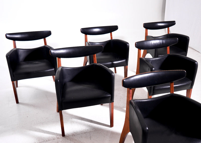 Set of Scandinavian six armchairs, 20th C. - Selected Design & Antiques