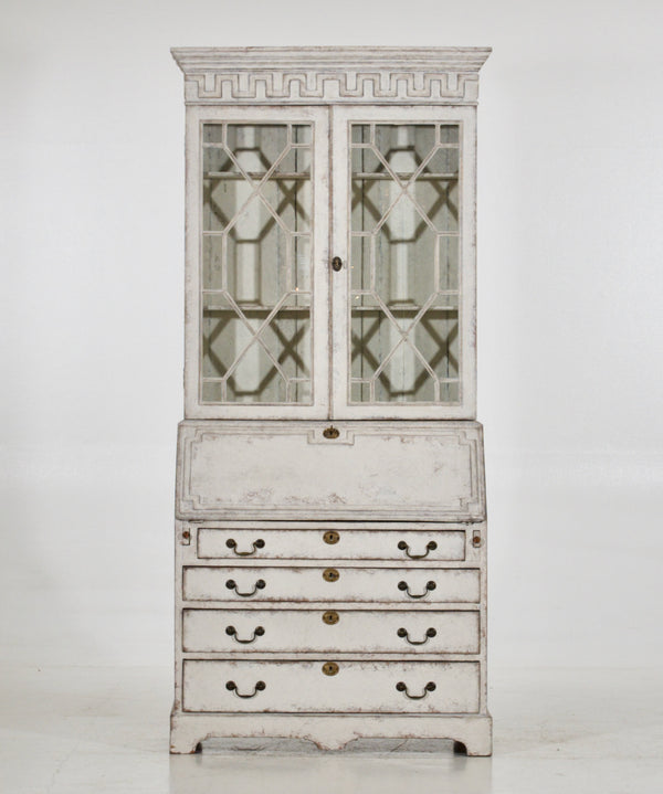 European two-part vitrine cabinet, circa 1790 - Selected Design & Antiques