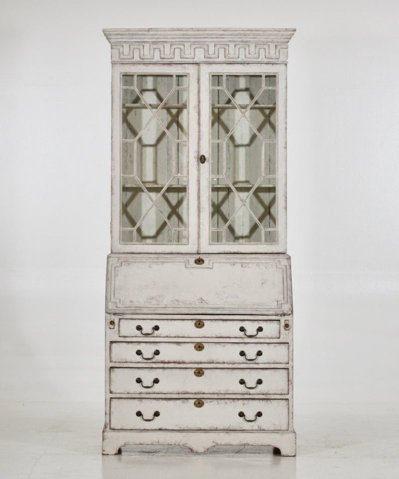 European two-part vitrine cabinet, circa 1790 - Selected Design & Antiques