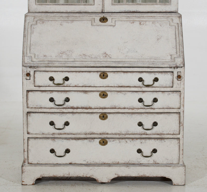 European two-part vitrine cabinet, circa 1790 - Selected Design & Antiques