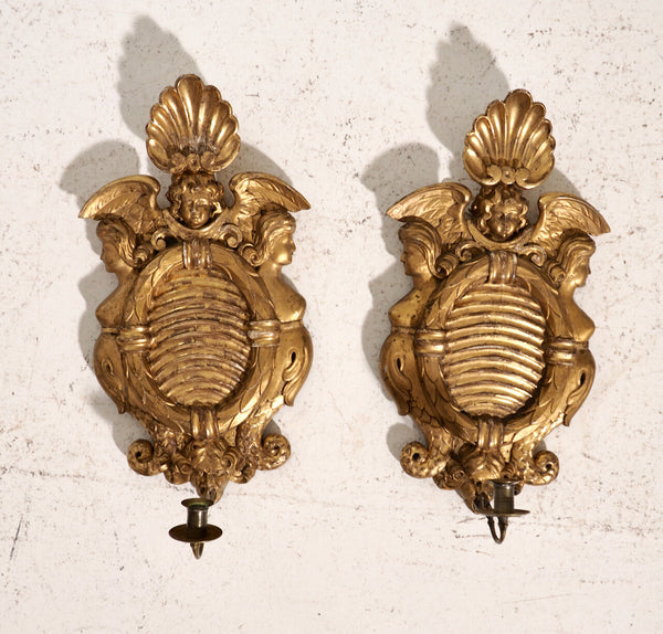 Pair of Swedish sconces, 18th C. - Selected Design & Antiques