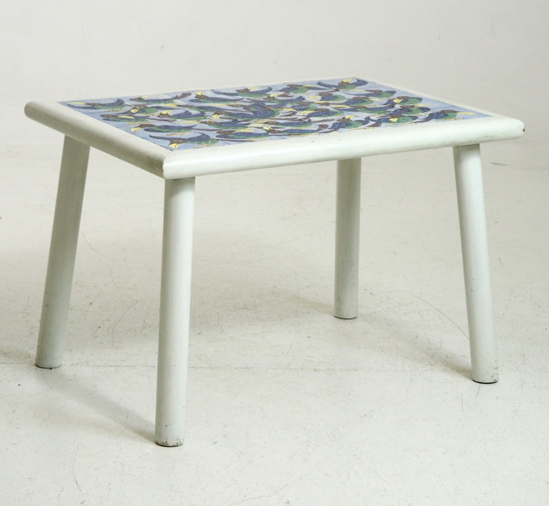 Danish tile-top table, signed AT ’57. - Selected Design & Antiques