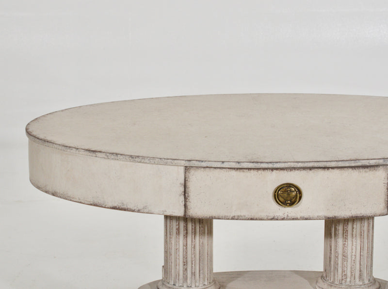 European oval center table, circa 1820 - Selected Design & Antiques