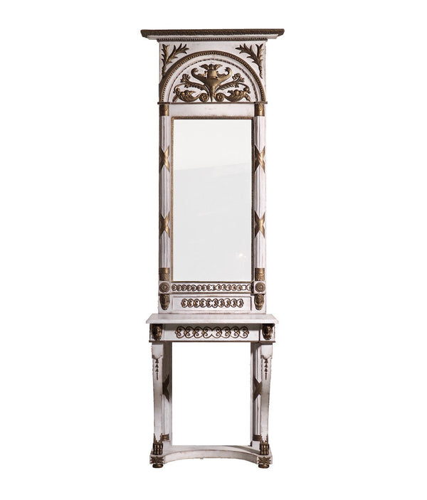 Fine Swedish console and mirror, 19th C. - Selected Design & Antiques