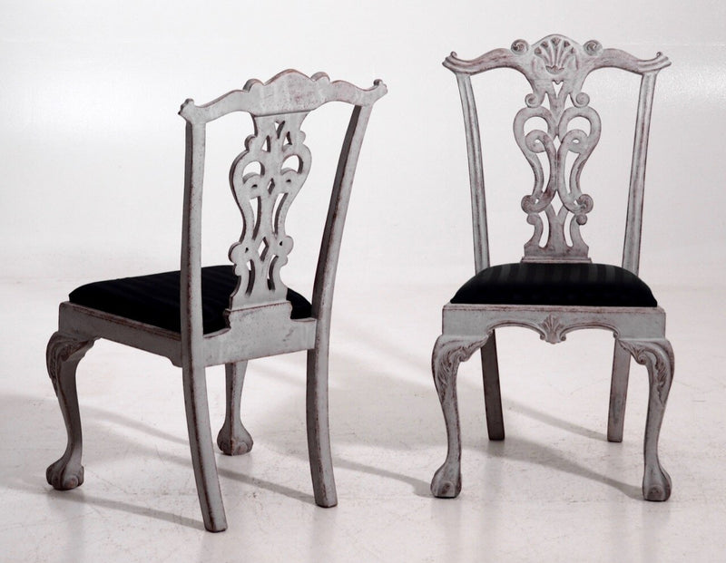 Large eight chairs, 20th C. - Selected Design & Antiques