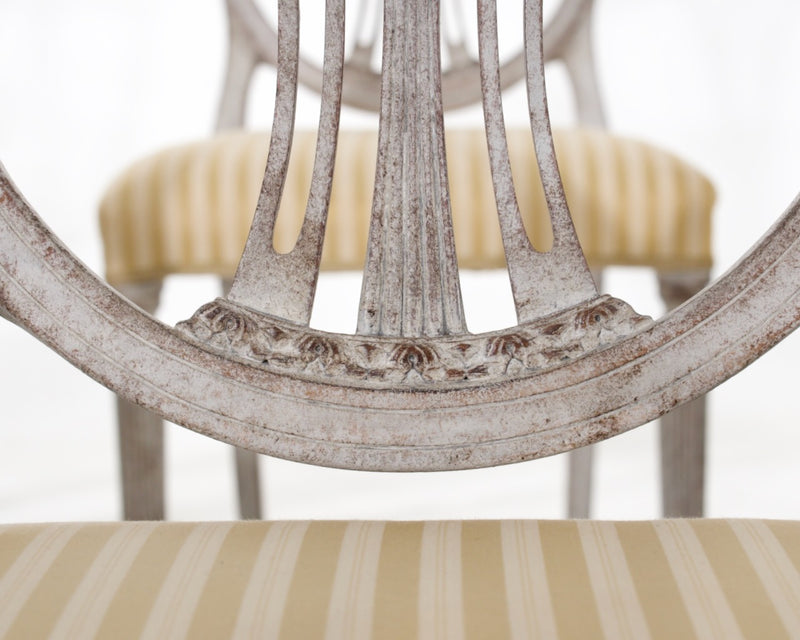 Set of six Gustavian style chairs, early 20th C. - Selected Design & Antiques